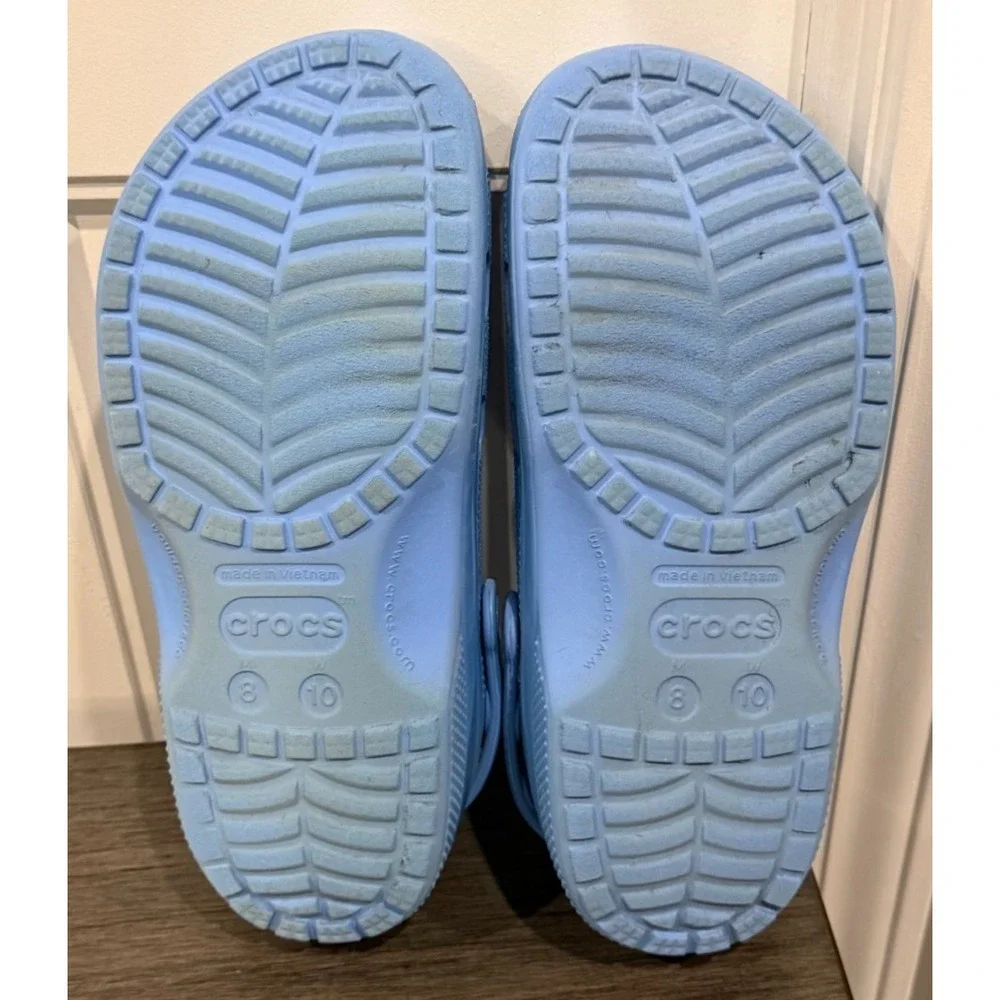 Crocs Disney Stitch Classic Clog Blue 3D Character Slip On Shoes Unisex